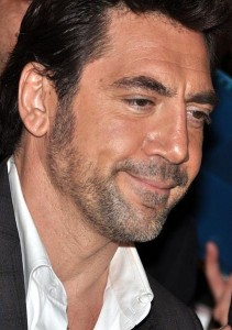 Javier Bardem’s prominent cheeks, large brows and jaw give his face an exaggerated masculinity. Georges Biard, Wikimedia Commons