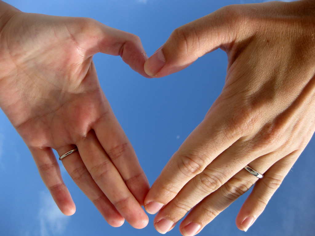 Two left hands make a heart. Source: Leon Brocard/Flickr